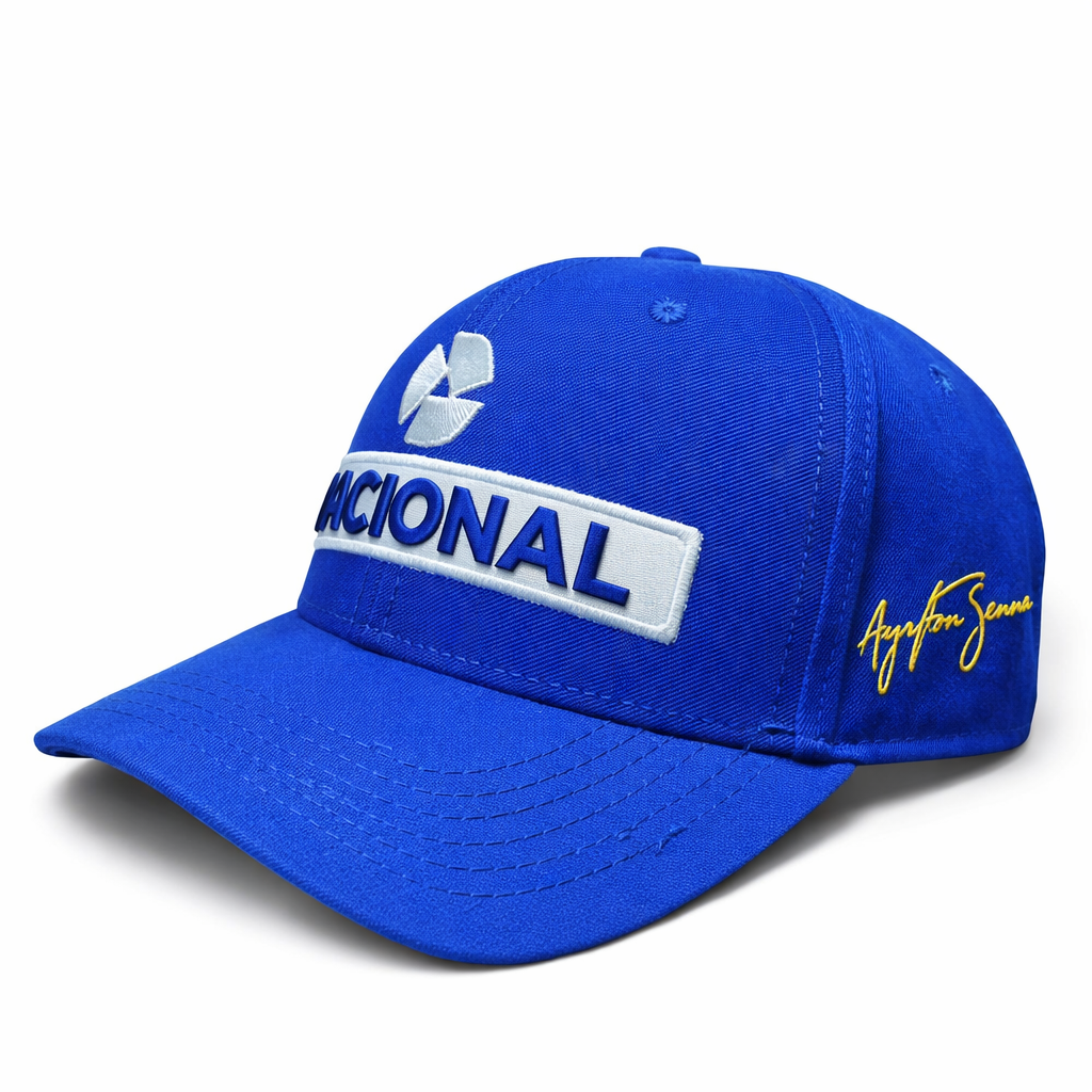 Gorra Racing Amarilla Estilo Senna y Nacional - Imagen 4