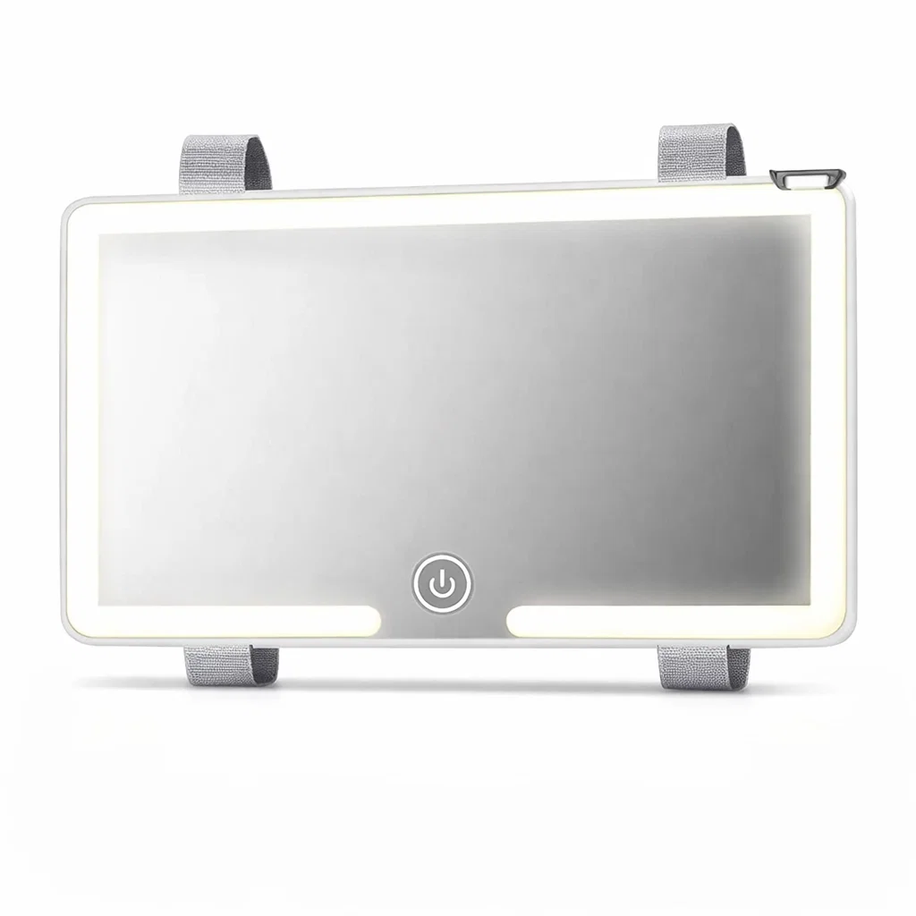 Espejo Retrovisor LED Recargable para Auto - Imagen 2