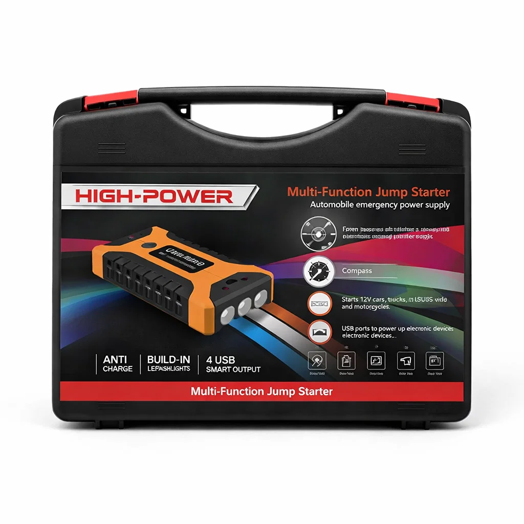 Arrancador de Auto Portátil High Power Multi Función