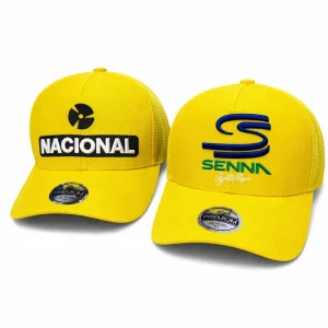 Gorra Racing Amarilla Estilo Senna y Nacional