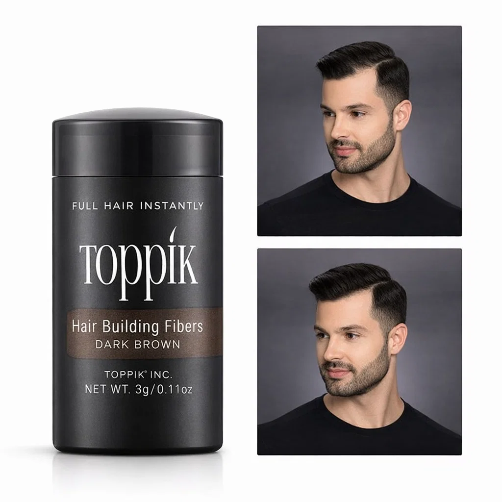 Fibras Capilares Toppik Dark Brown Efecto Natural
